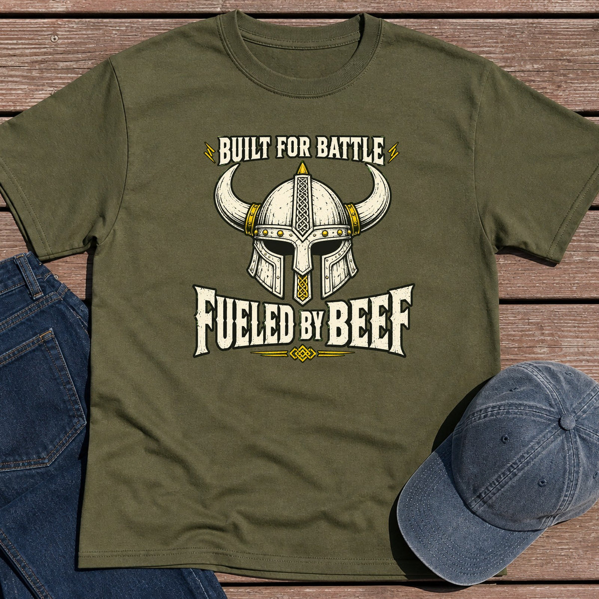 Built for Battle T-Shirt - Military Green