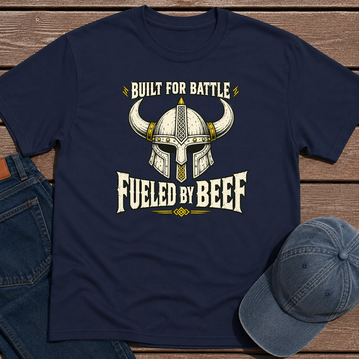 Built for Battle T-Shirt - Navy