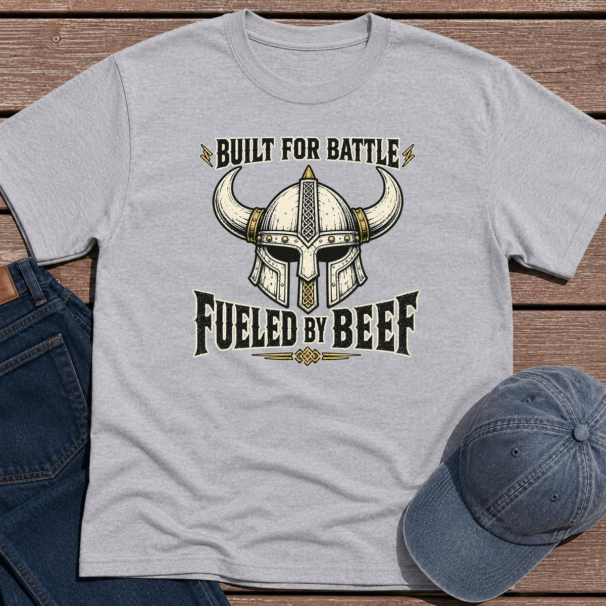 Built for Battle T-Shirt - Sport Grey