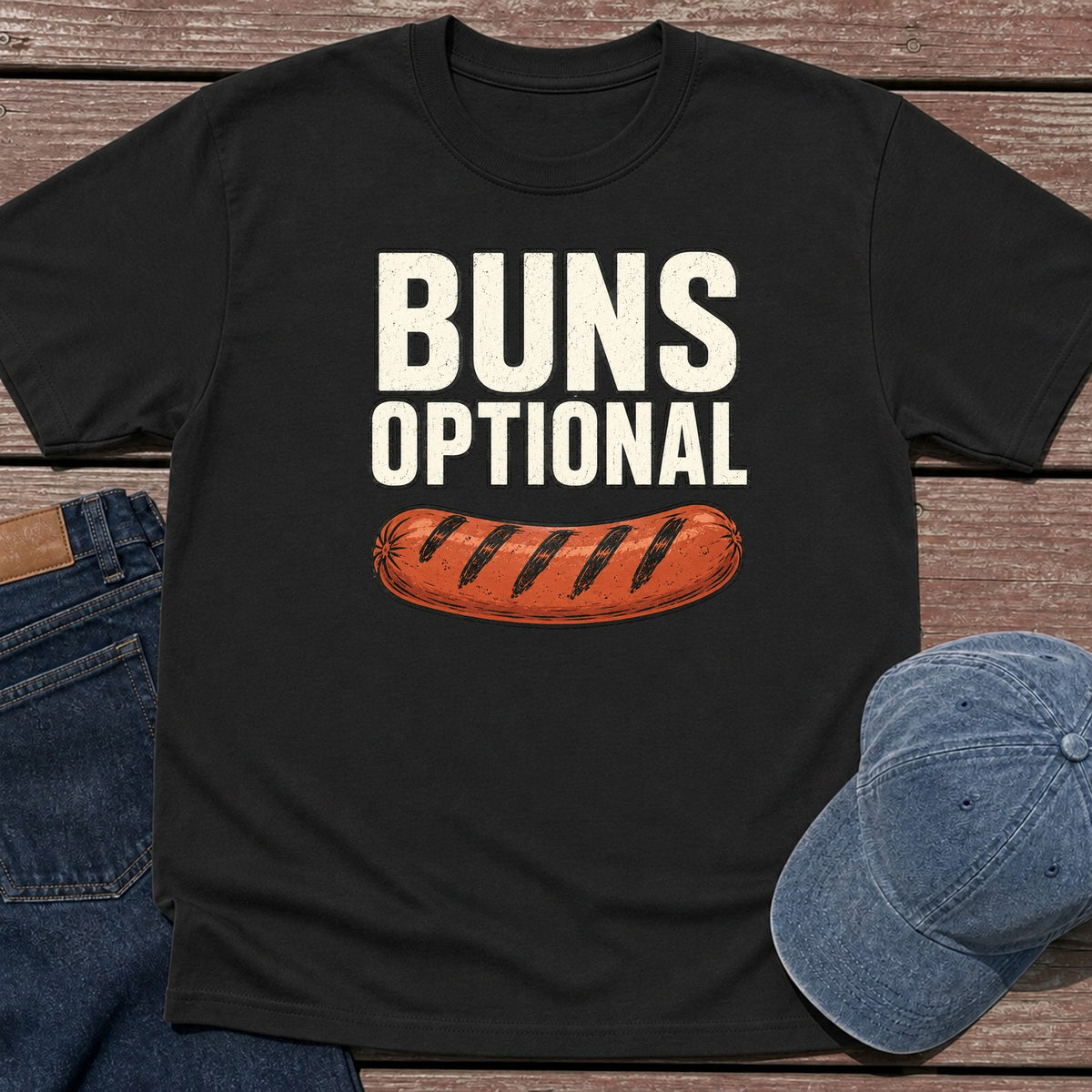 Buns Optional T-Shirt - Black