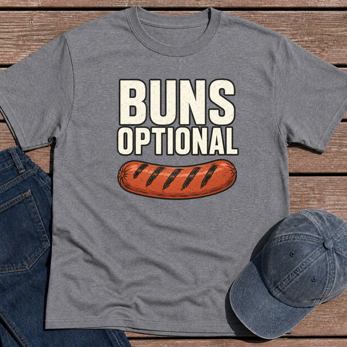 Buns Optional T-Shirt - Tweed