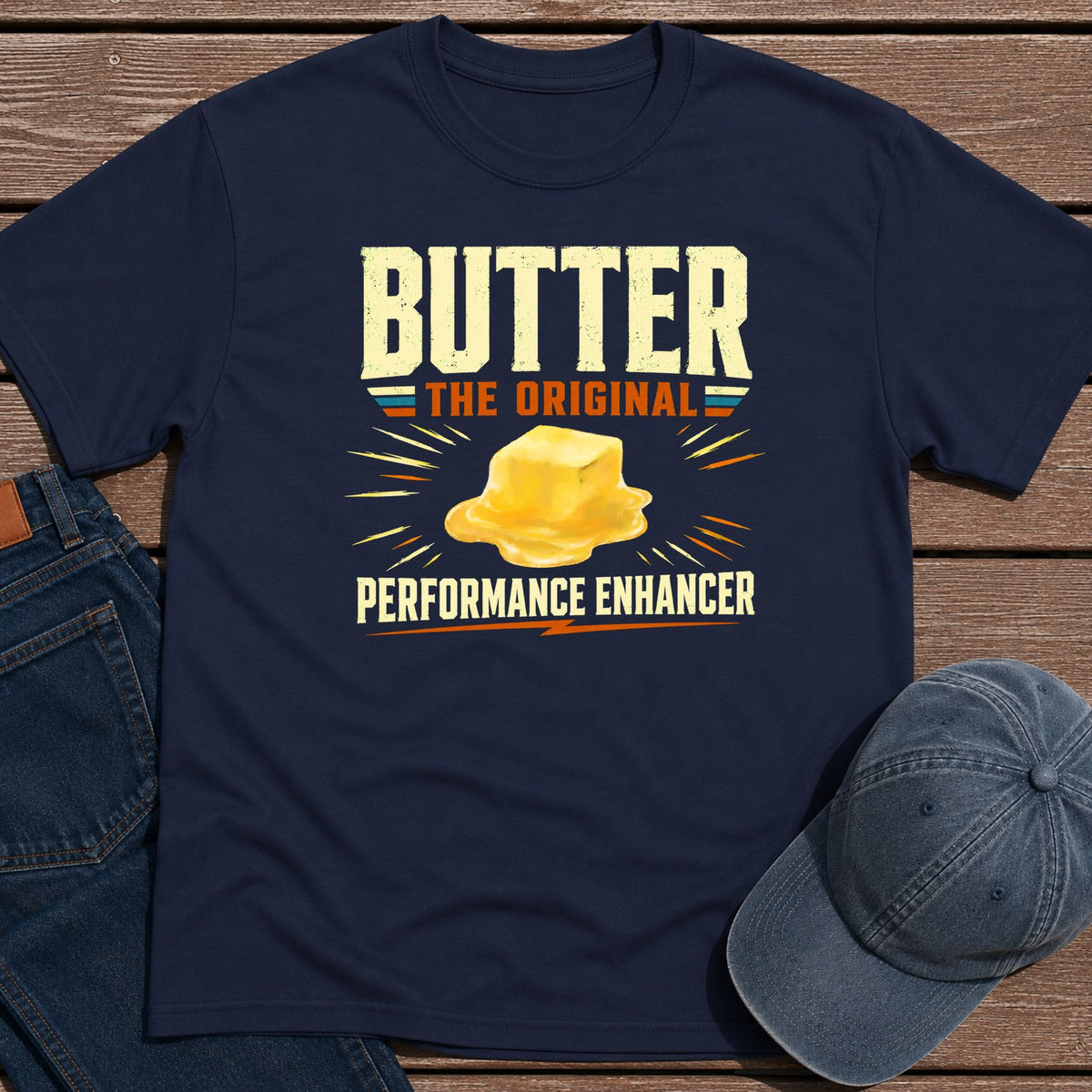 Butter Performance T-Shirt - Navy