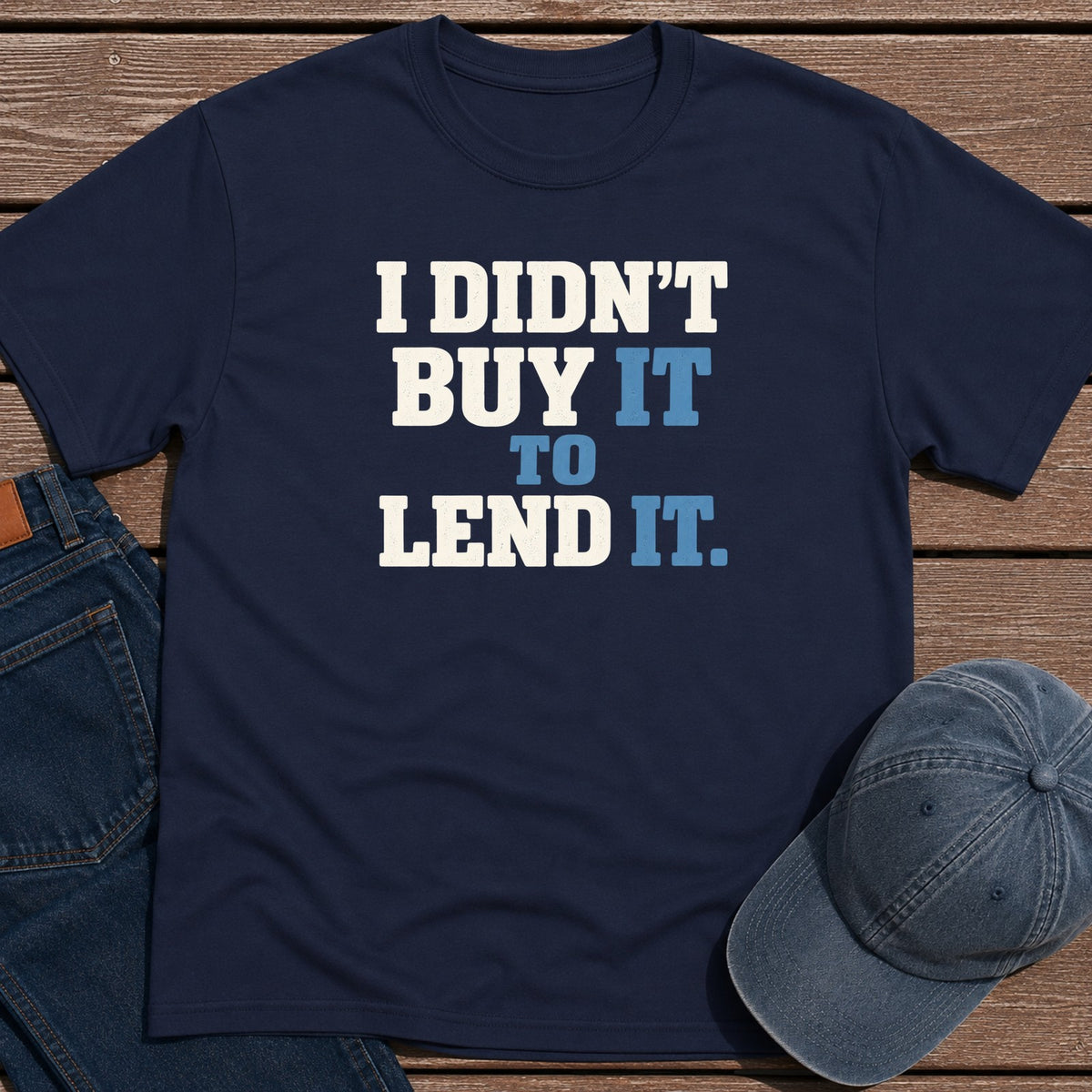 Buy To Lend T-Shirt - Navy