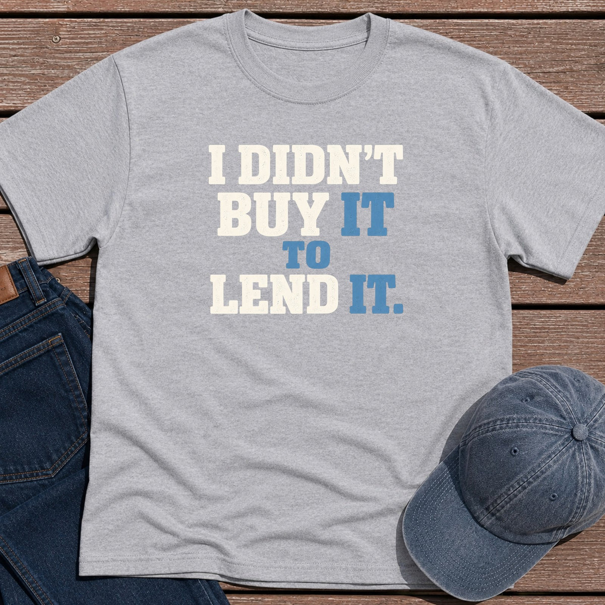Buy To Lend T-Shirt - Sport Grey