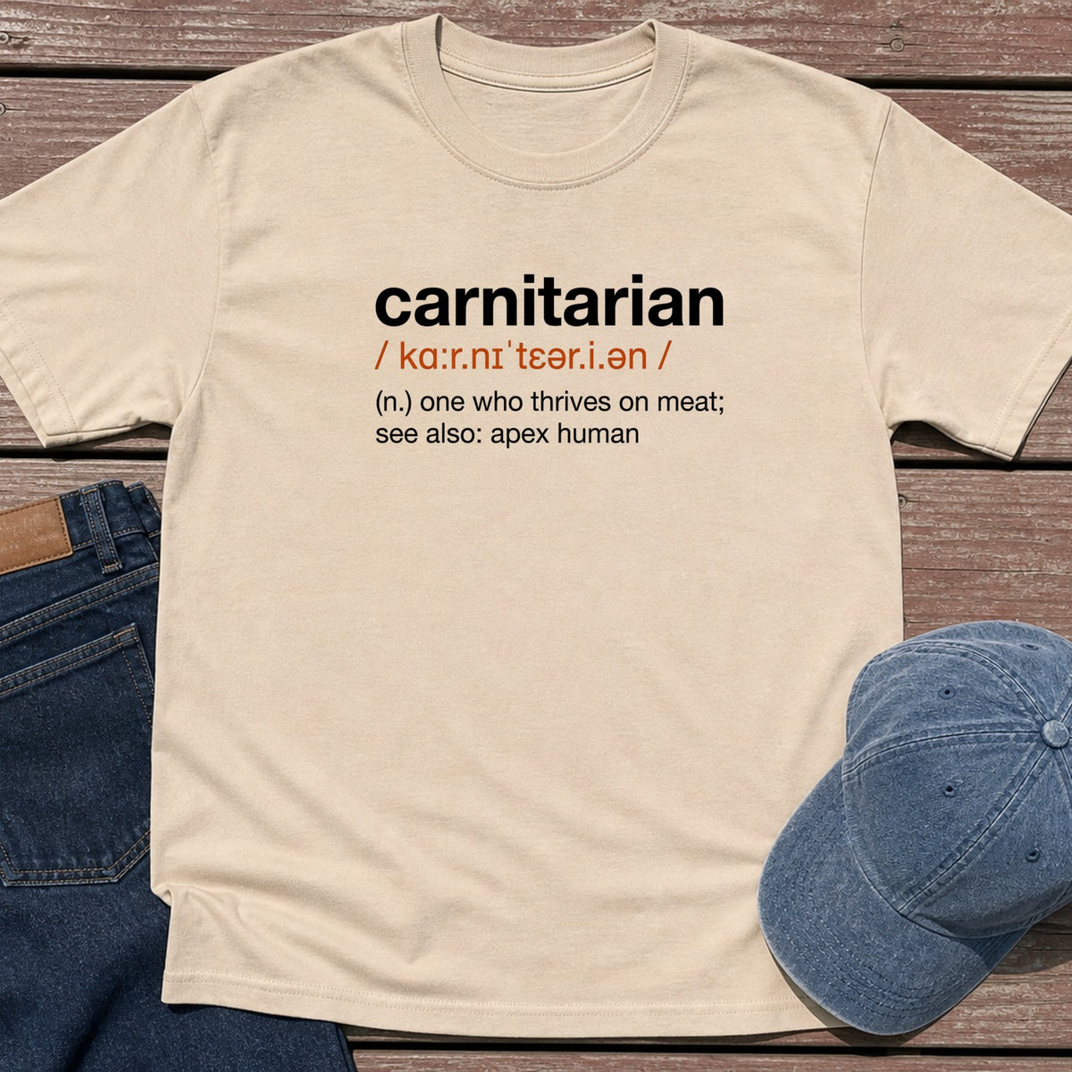 Carnitarian T-Shirt - Sand