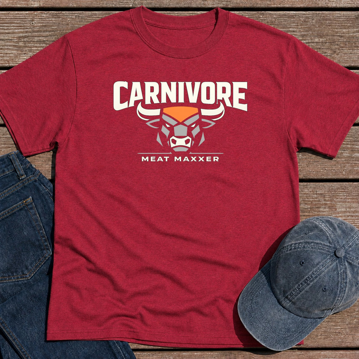 Carnivore T-Shirt - Antique Cherry Red