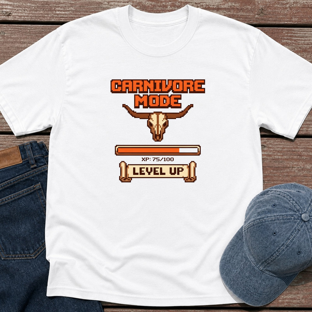Carnivore Level T-Shirt - White