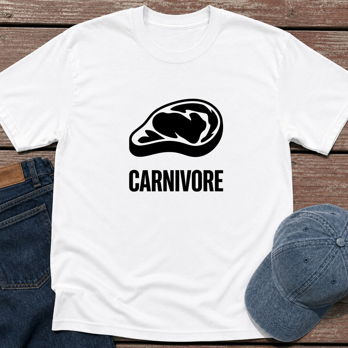 Simply Carnivore T-Shirt - White
