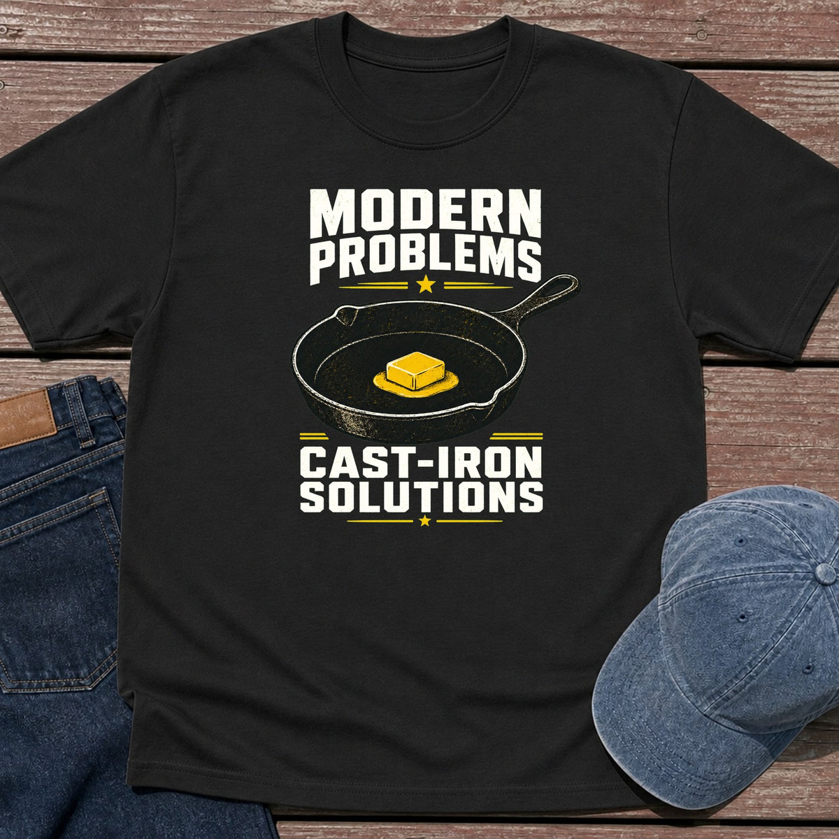 Cast-Iron T-Shirt - Black
