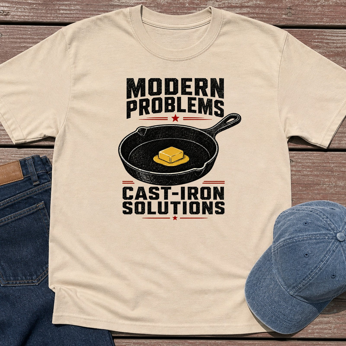 Cast-Iron T-Shirt - Sand