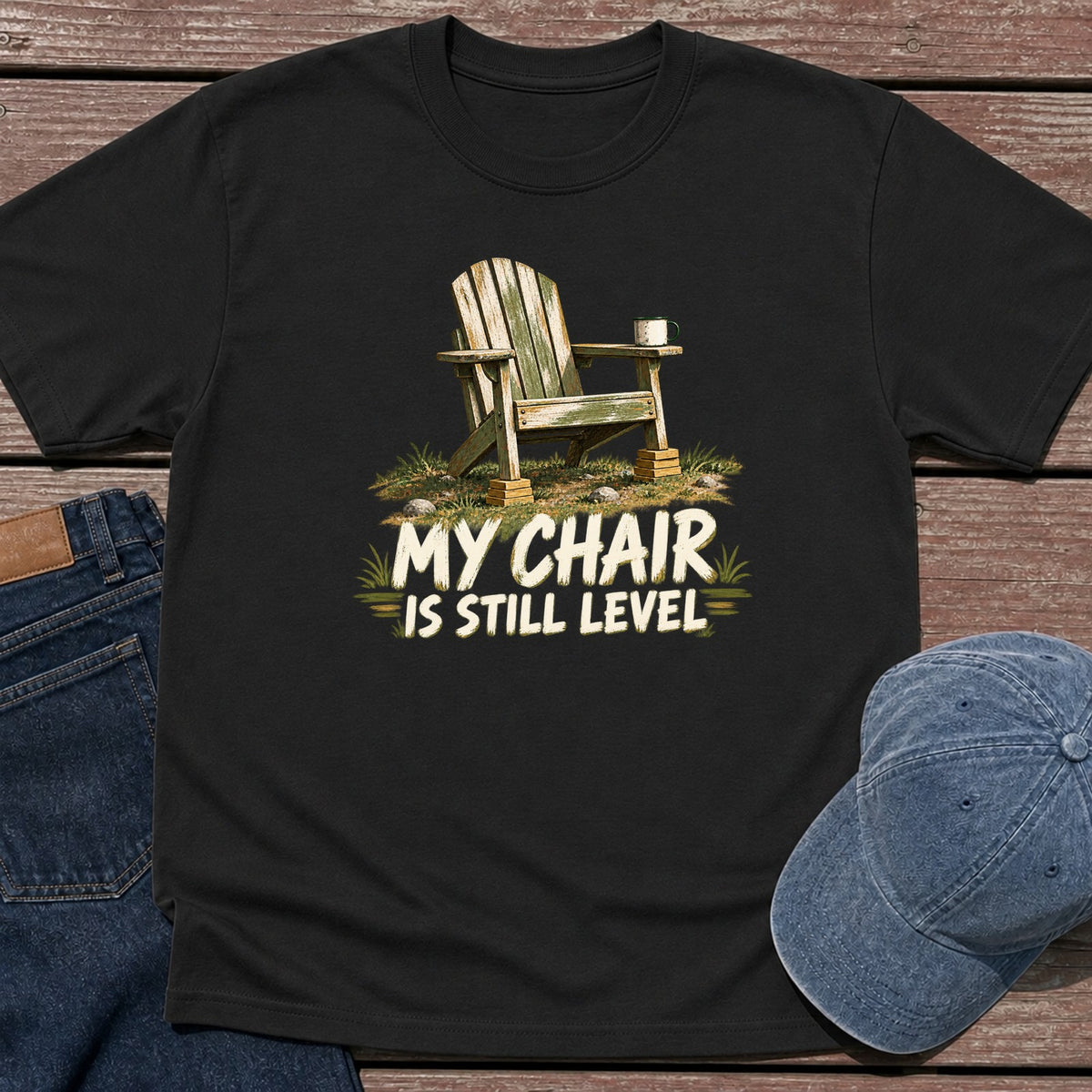 Chair Level T-Shirt - Black