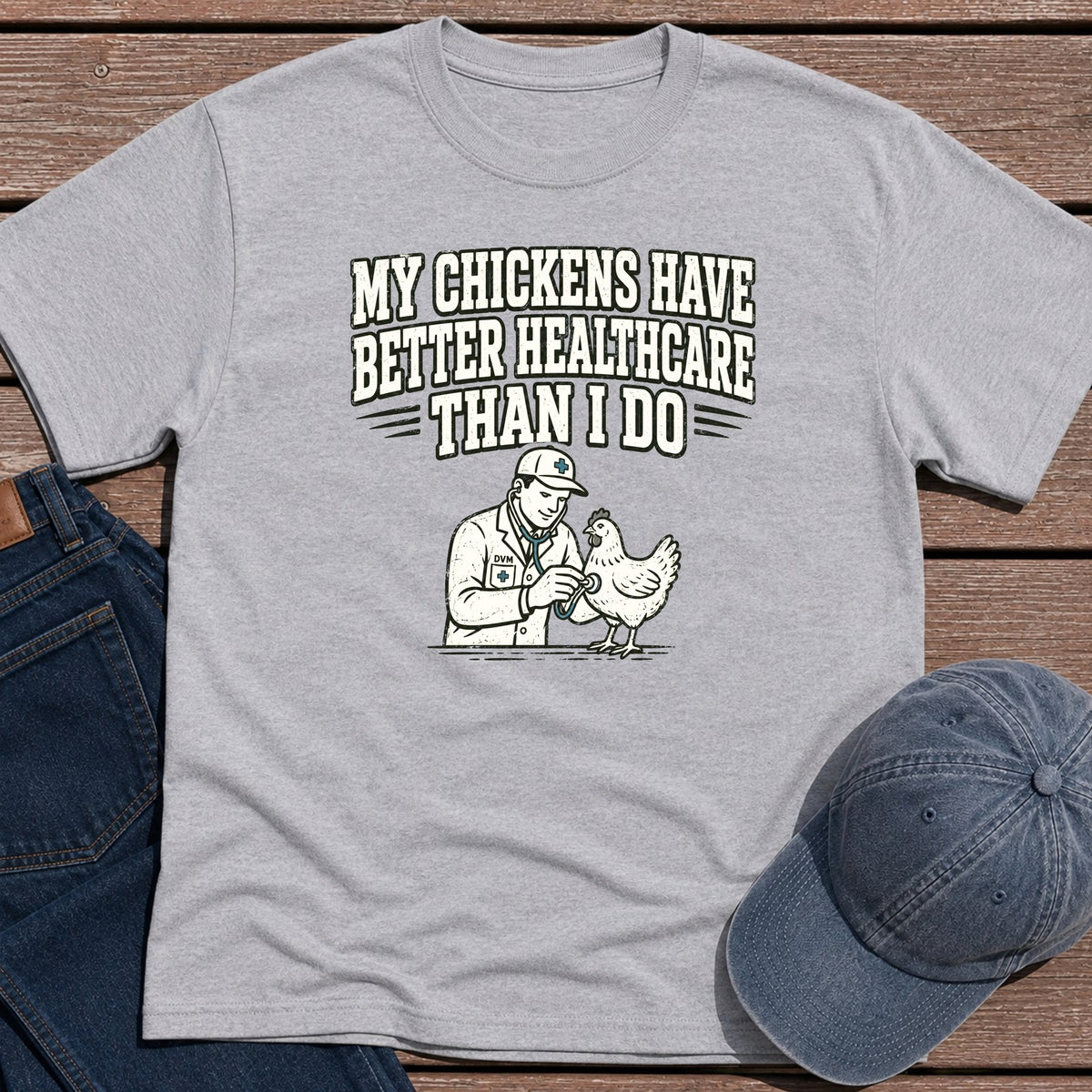 Chick Healthcare T-Shirt - Sport Grey