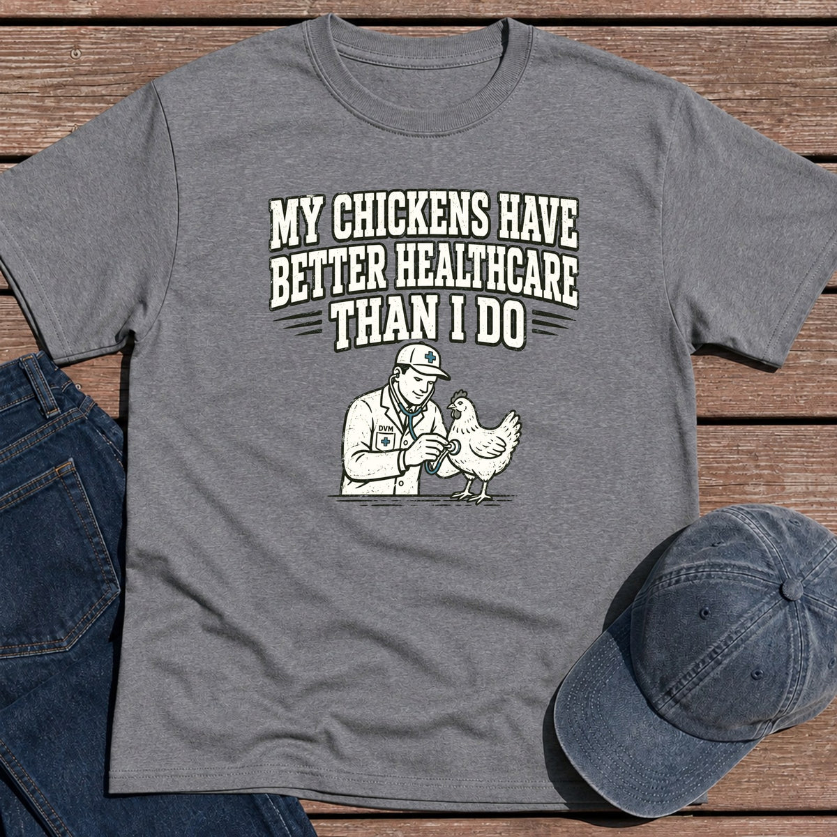 Chick Healthcare T-Shirt - Tweed