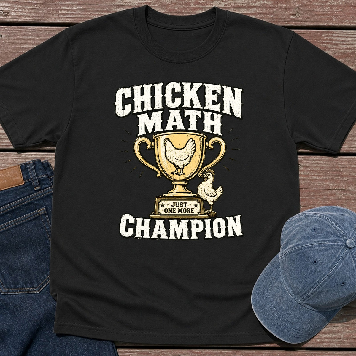 Chick Math Champ T-Shirt - Black