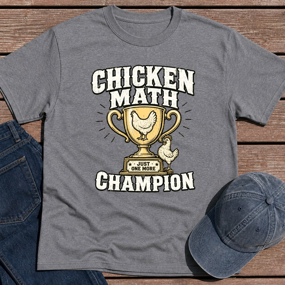 Chick Math Champ T-Shirt - Tweed