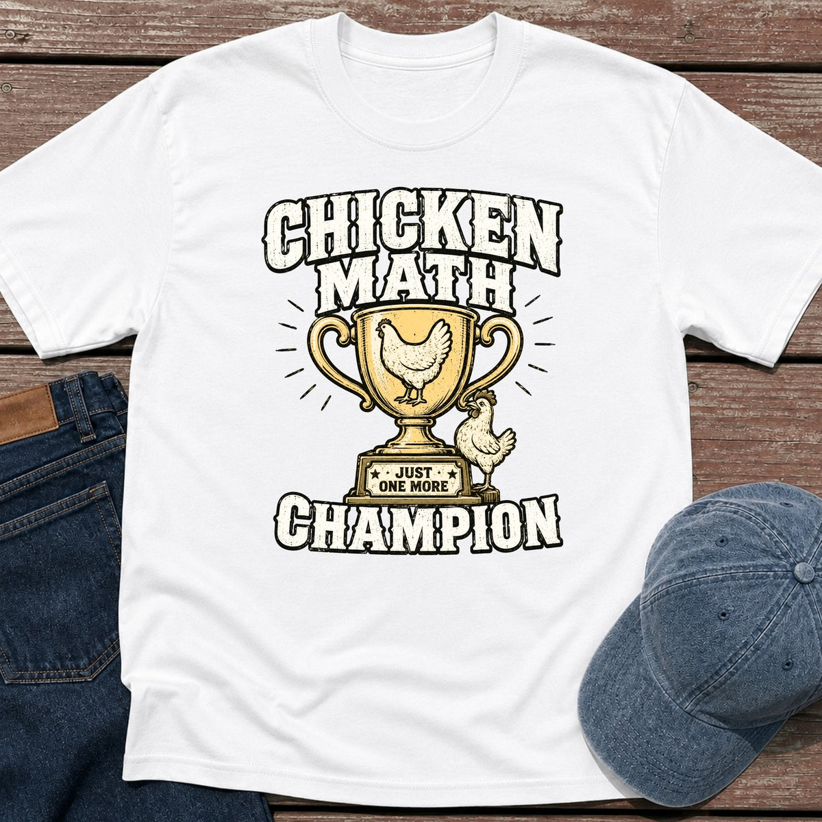 Chick Math Champ T-Shirt - White