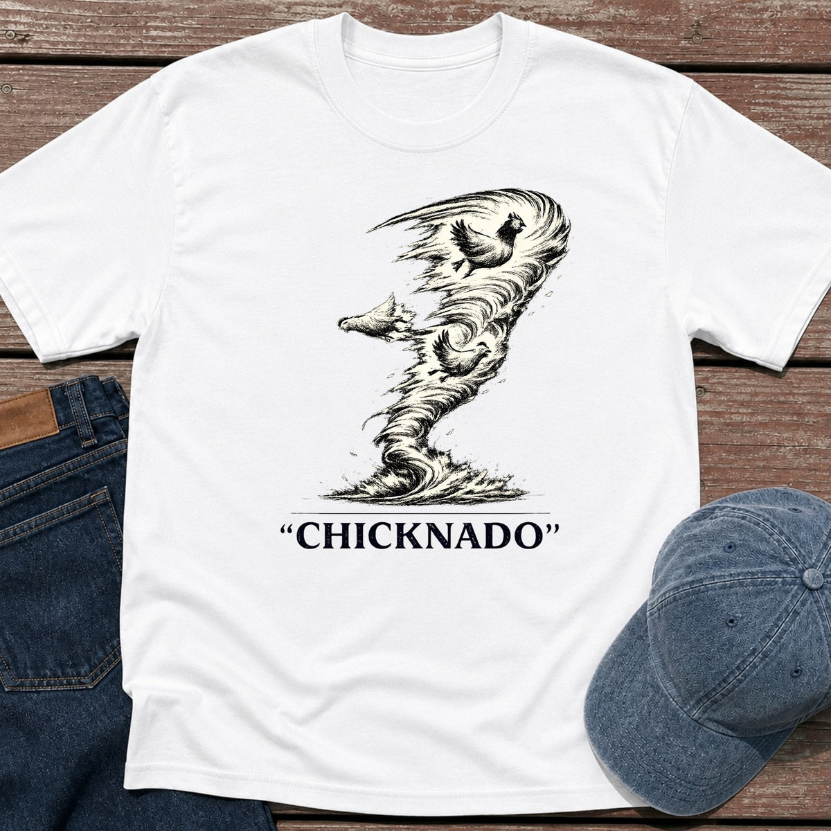 Chicknado T-Shirt - White