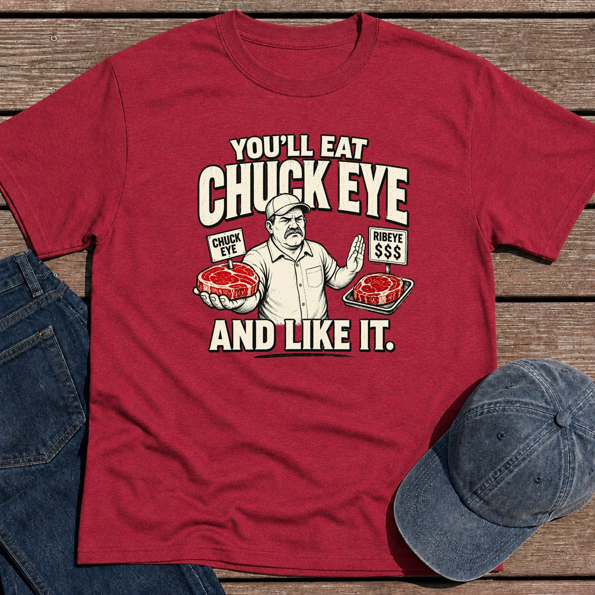 Chuck Eye T-Shirt - Antique Cherry Red