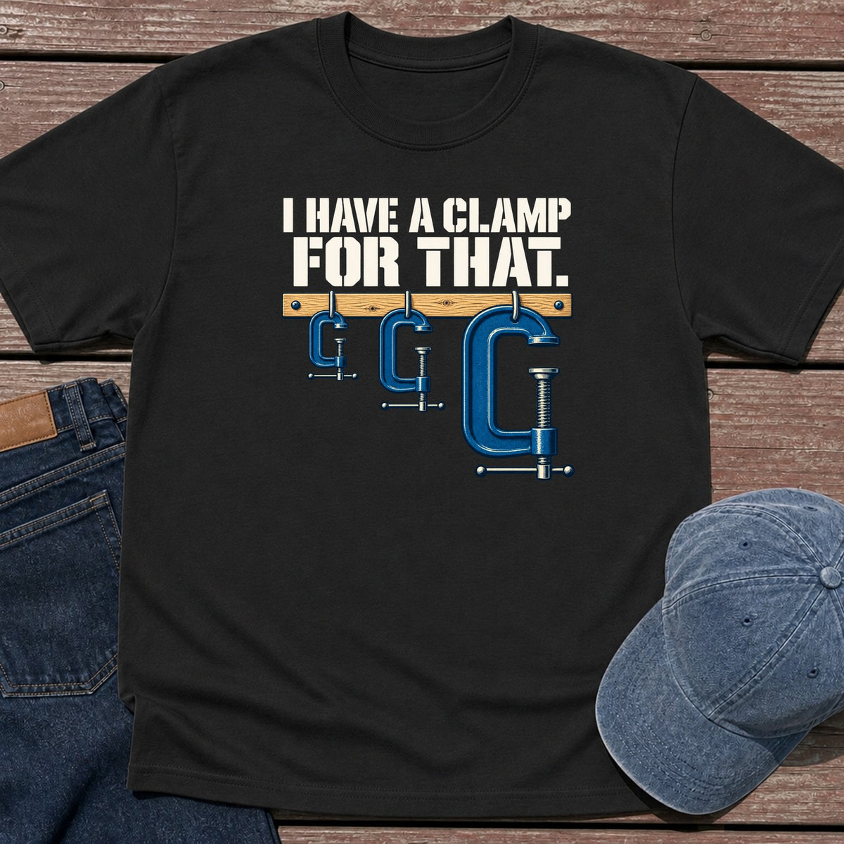 Clamps For All T-Shirt - Black