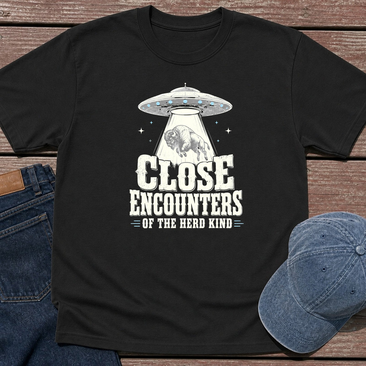 Close Encounters T-Shirt - Black
