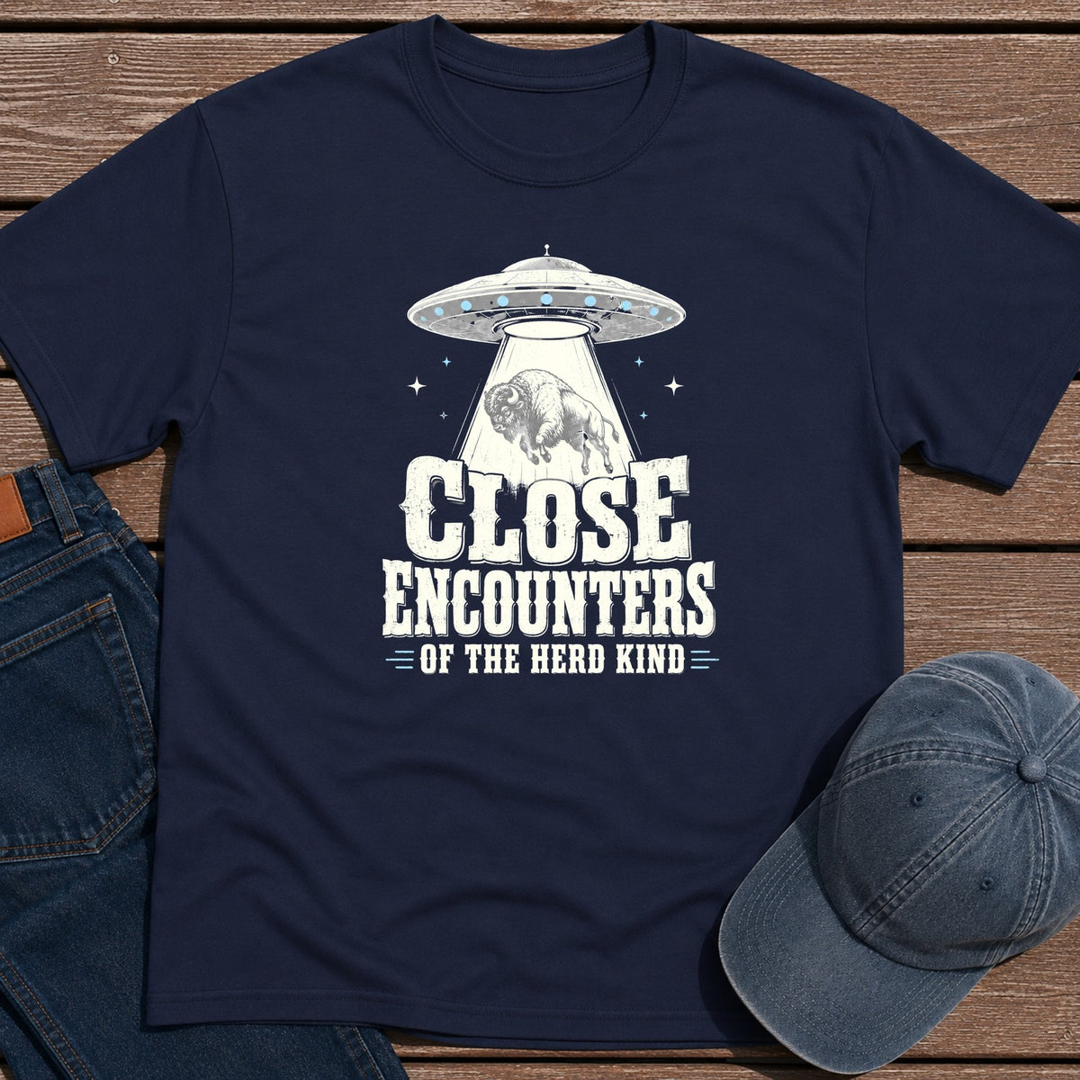 Close Encounters T-Shirt - Navy