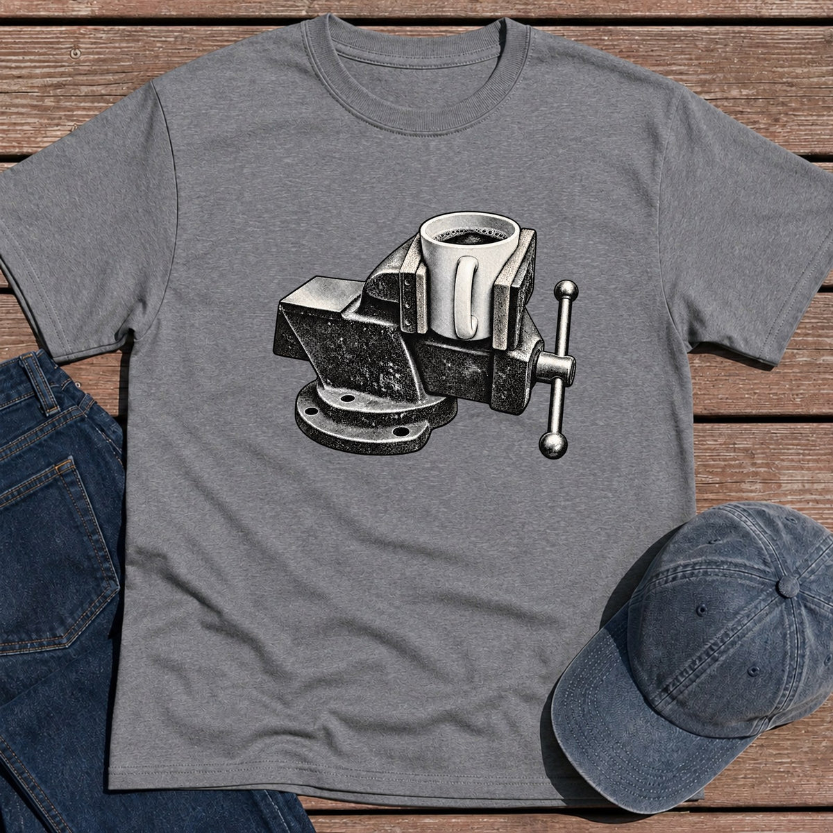 Coffee Vice T-Shirt - Tweed