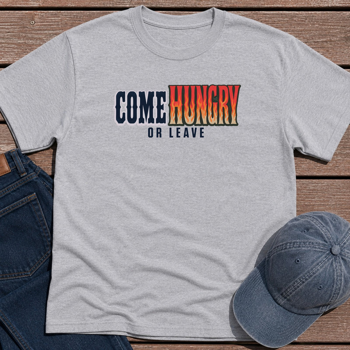 Come Hungry T-Shirt - Sport Grey