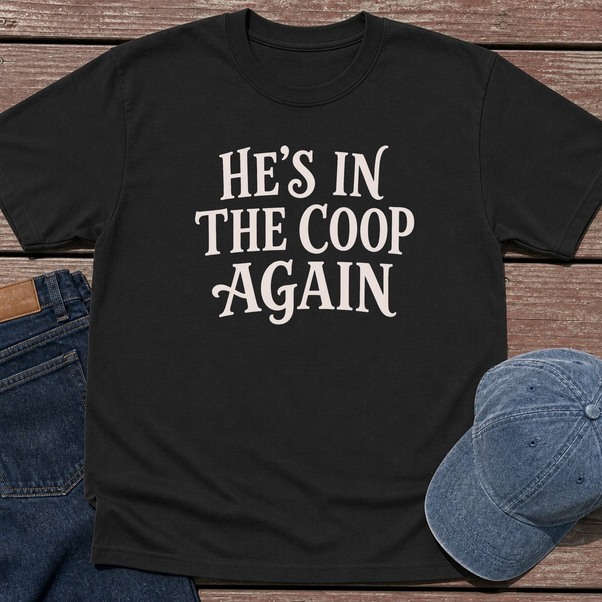 Coop Again T-Shirt - Black