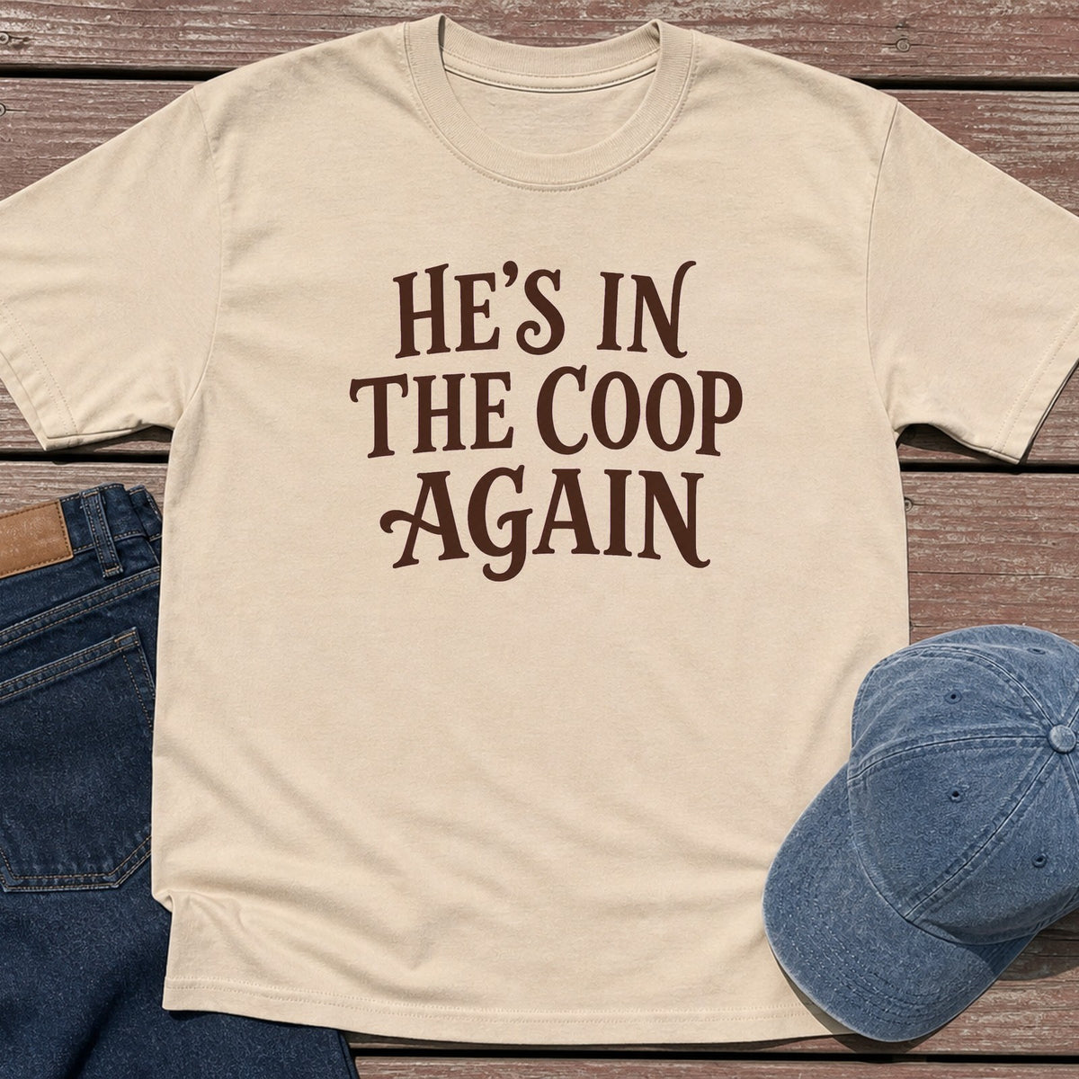 Coop Again T-Shirt - Sand
