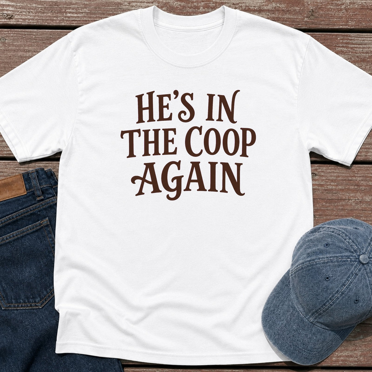 Coop Again T-Shirt - White
