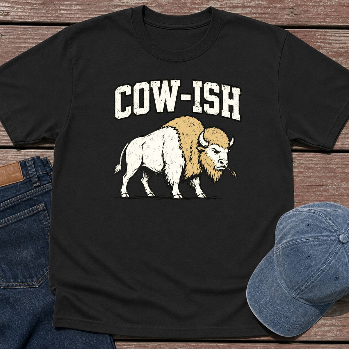 Cow-ish T-Shirt - Black