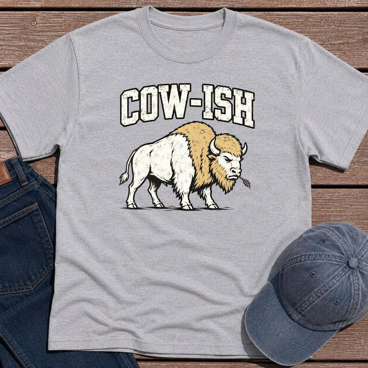 Cow-ish T-Shirt - Sport Grey