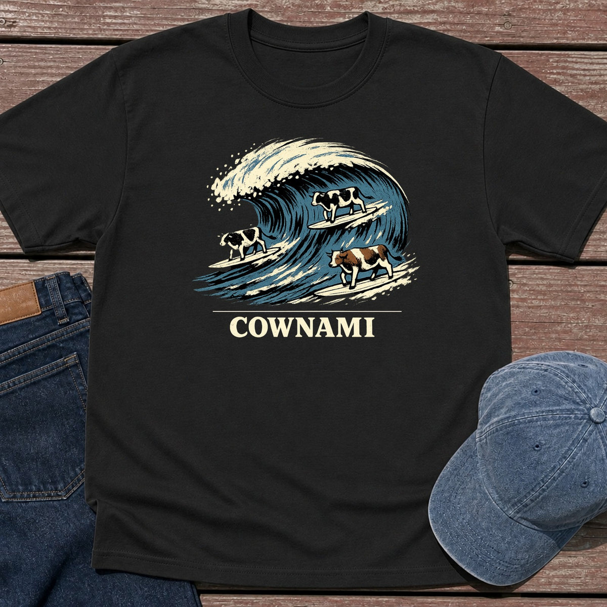 Cownami T-Shirt - Black