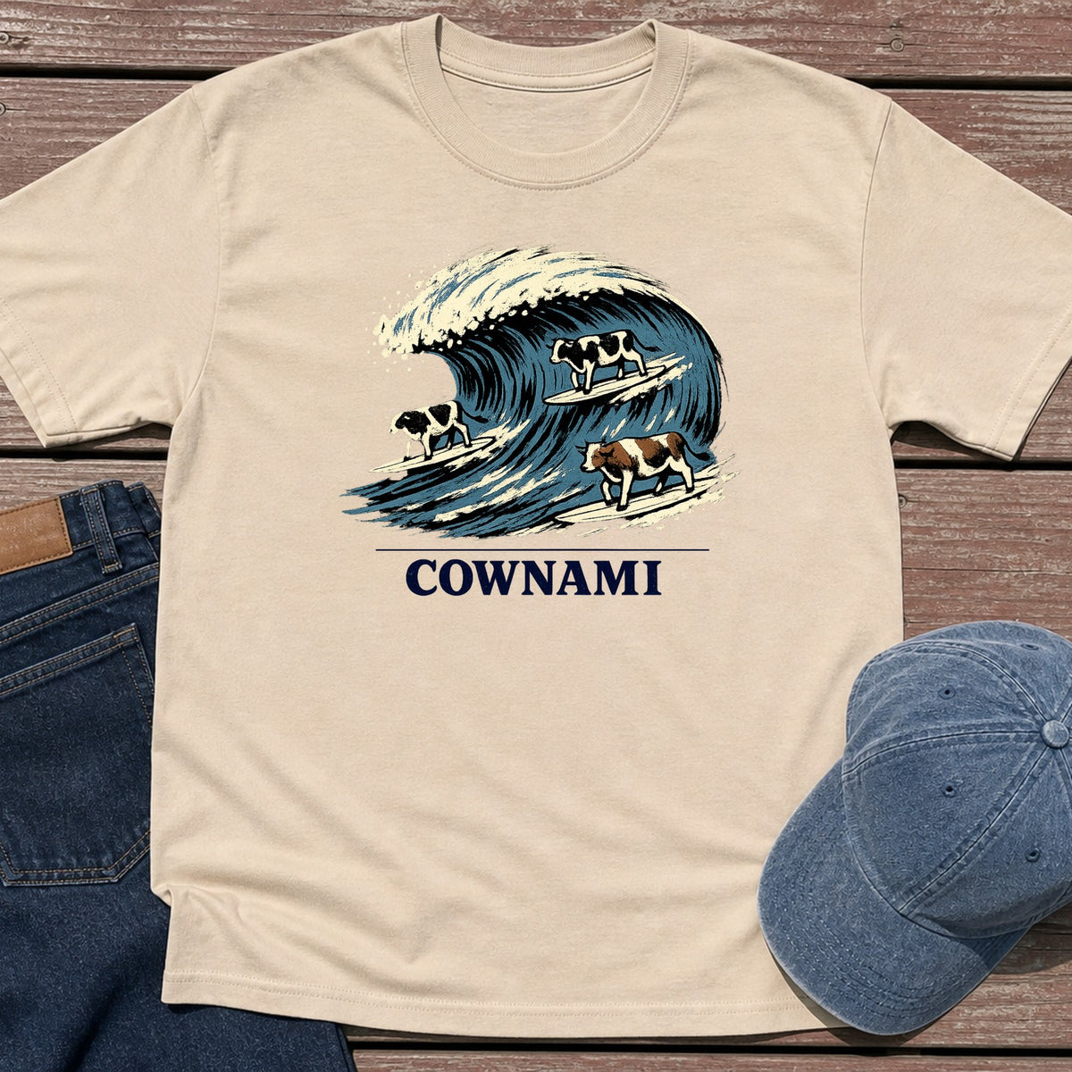 Cownami T-Shirt - Sand