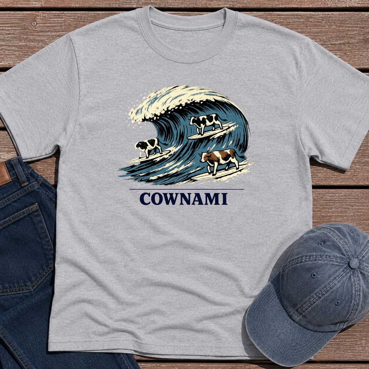 Cownami T-Shirt - Sport Grey