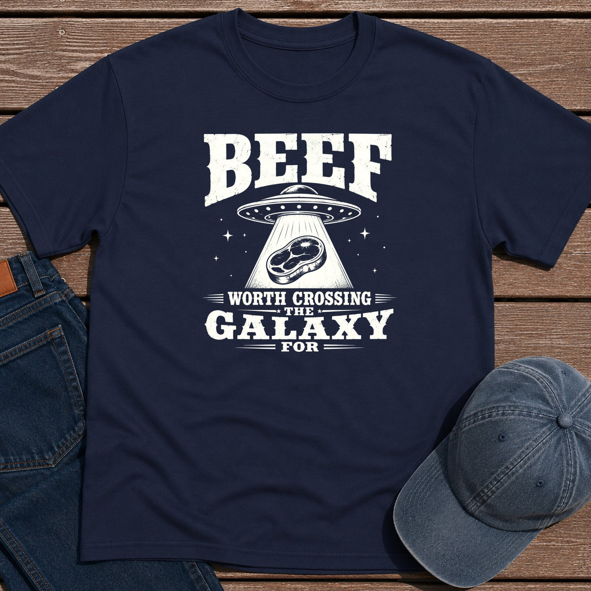 Crossing Galaxy T-Shirt - Navy