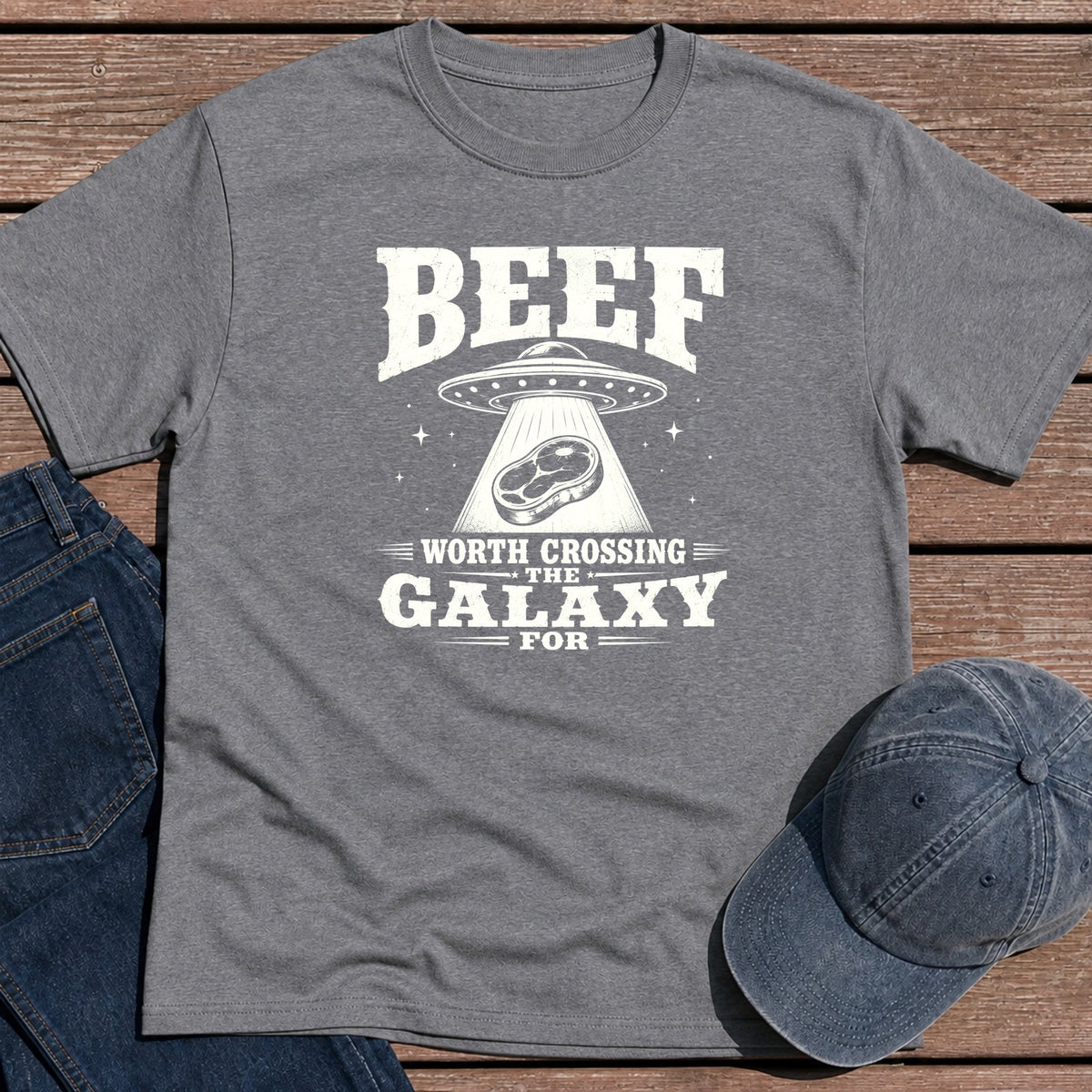 Crossing Galaxy T-Shirt - Tweed