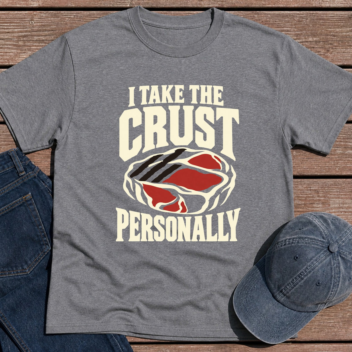 Crust Personally T-Shirt - Tweed