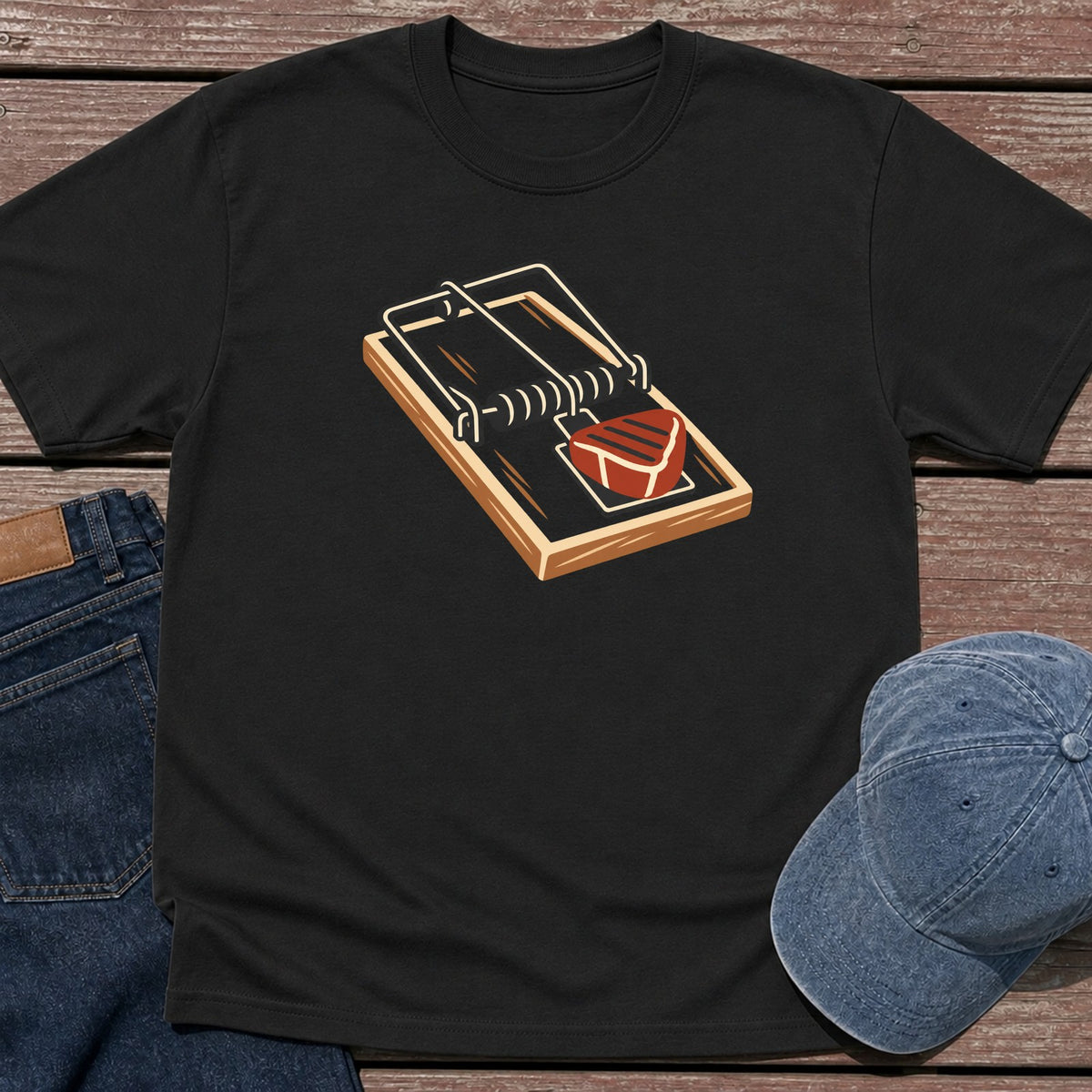 Dad Bait T-Shirt - Black