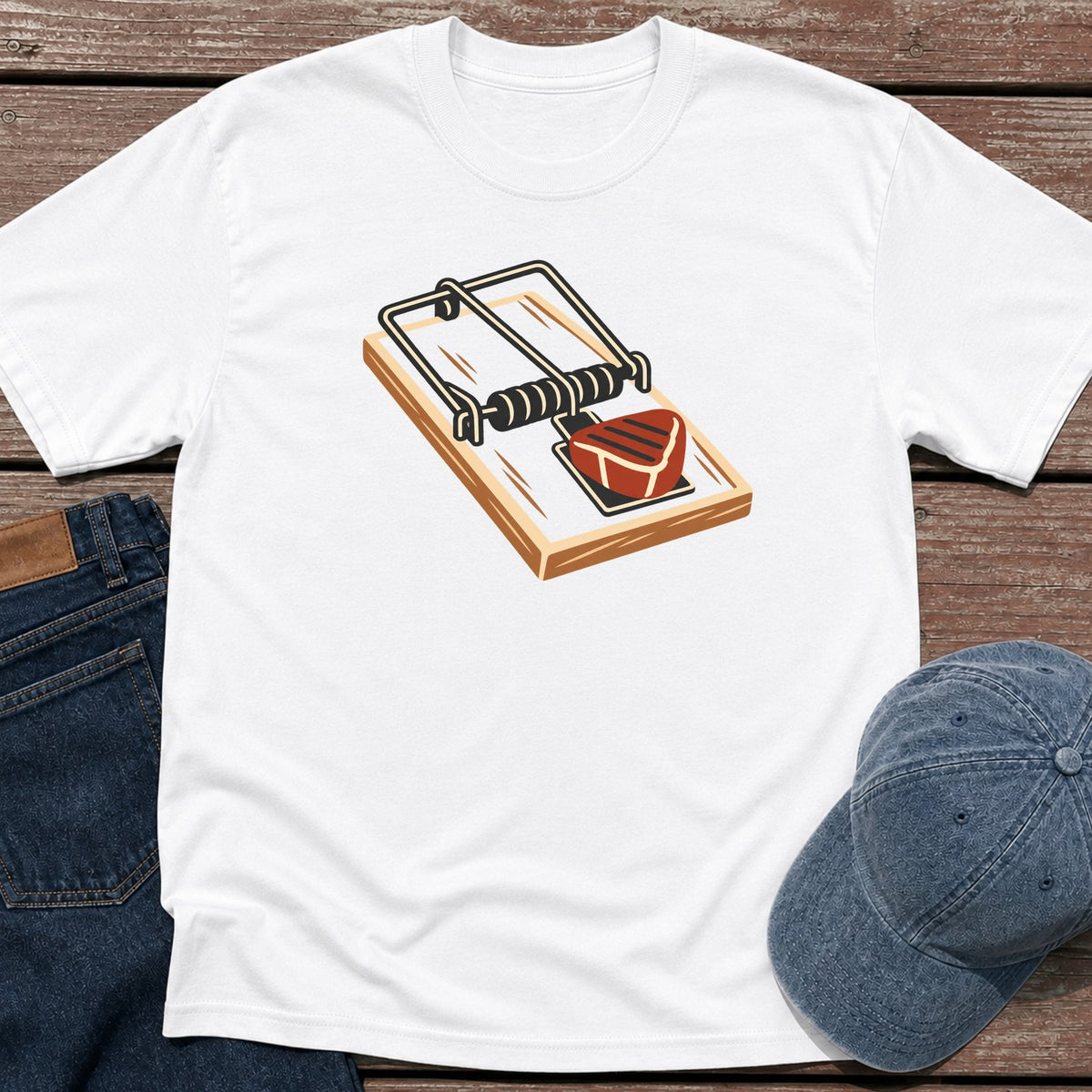 Dad Bait T-Shirt - White