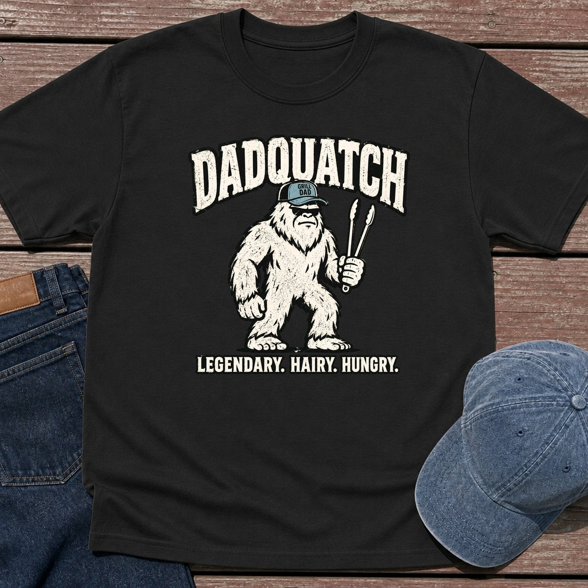 Dadquatch T-Shirt - Black