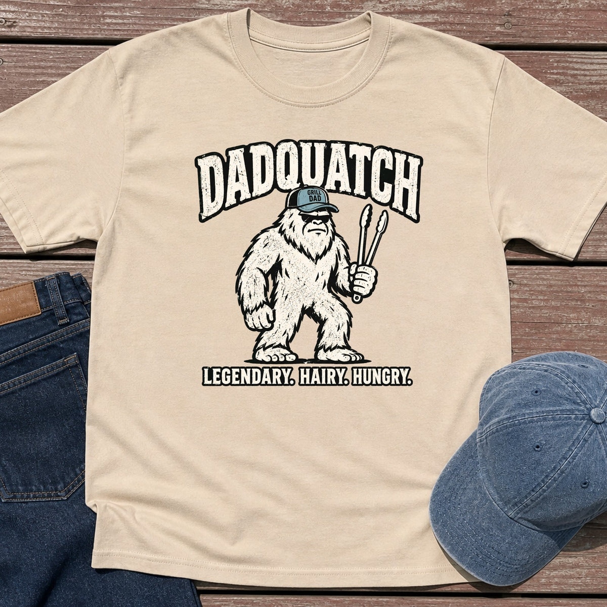 Dadquatch T-Shirt - Sand