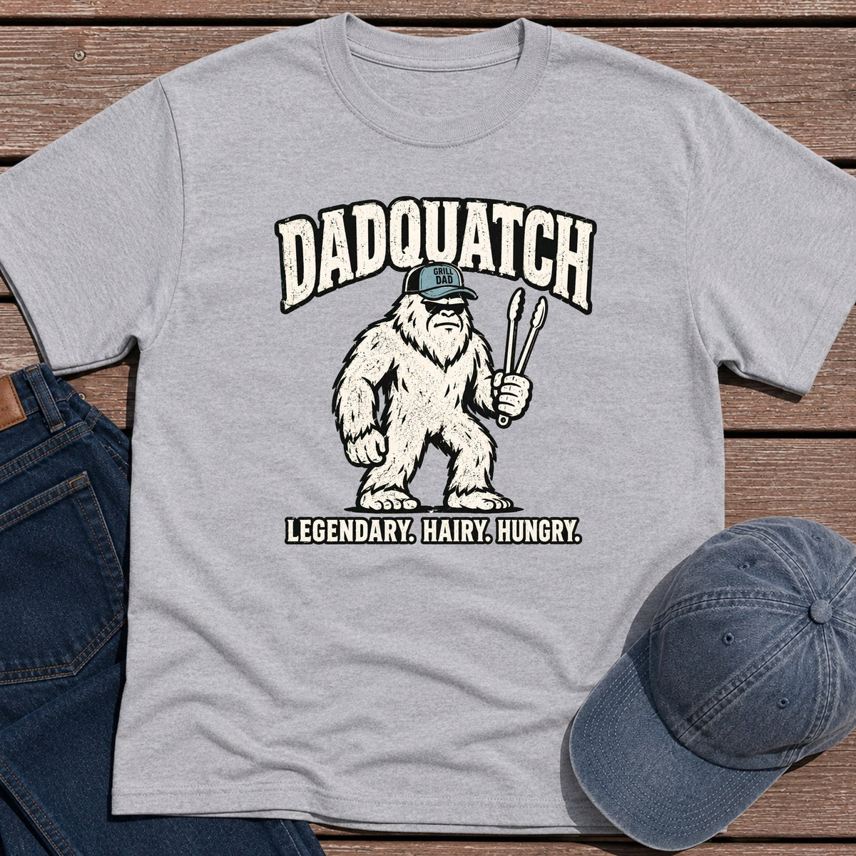 Dadquatch T-Shirt - Sport Grey