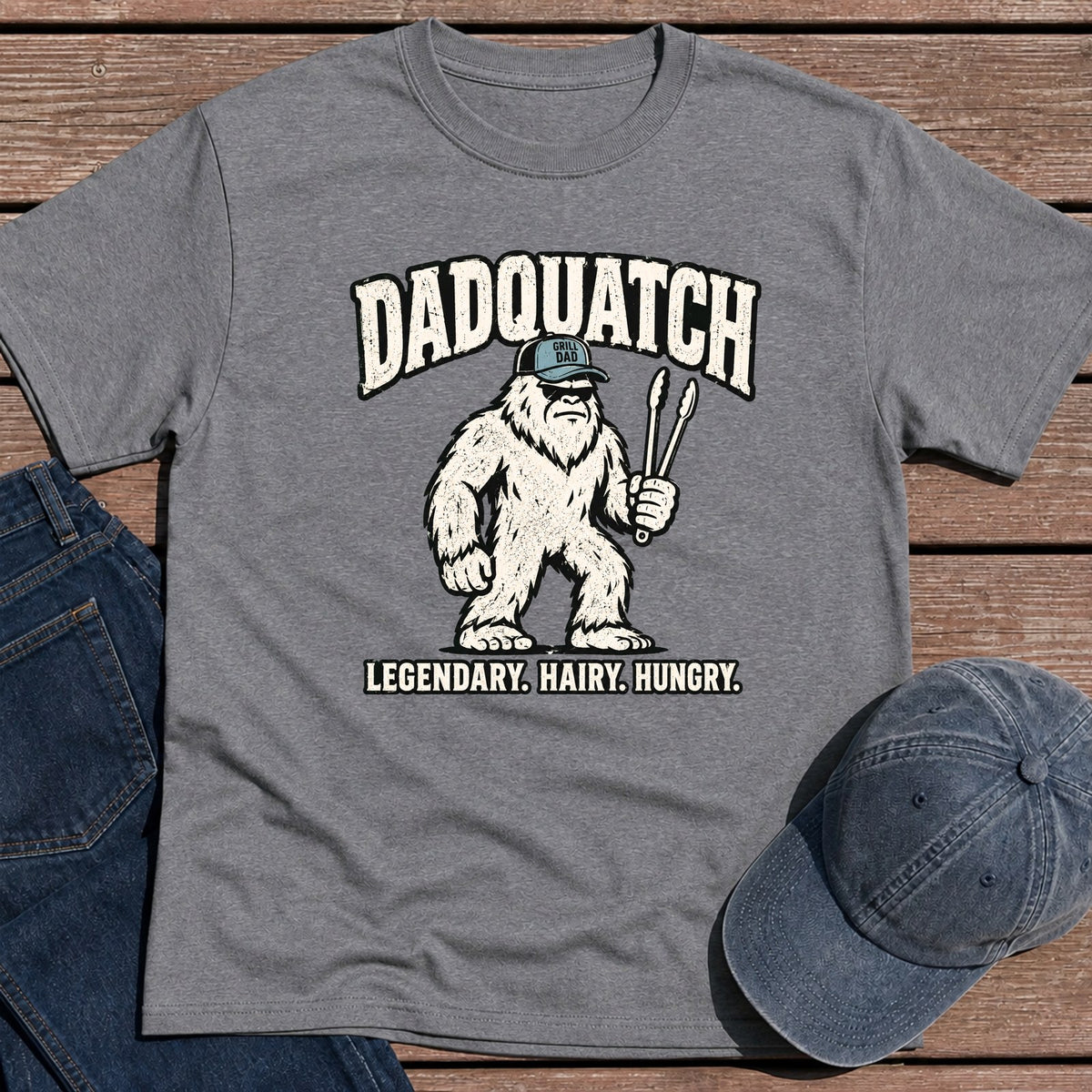 Dadquatch T-Shirt - Tweed