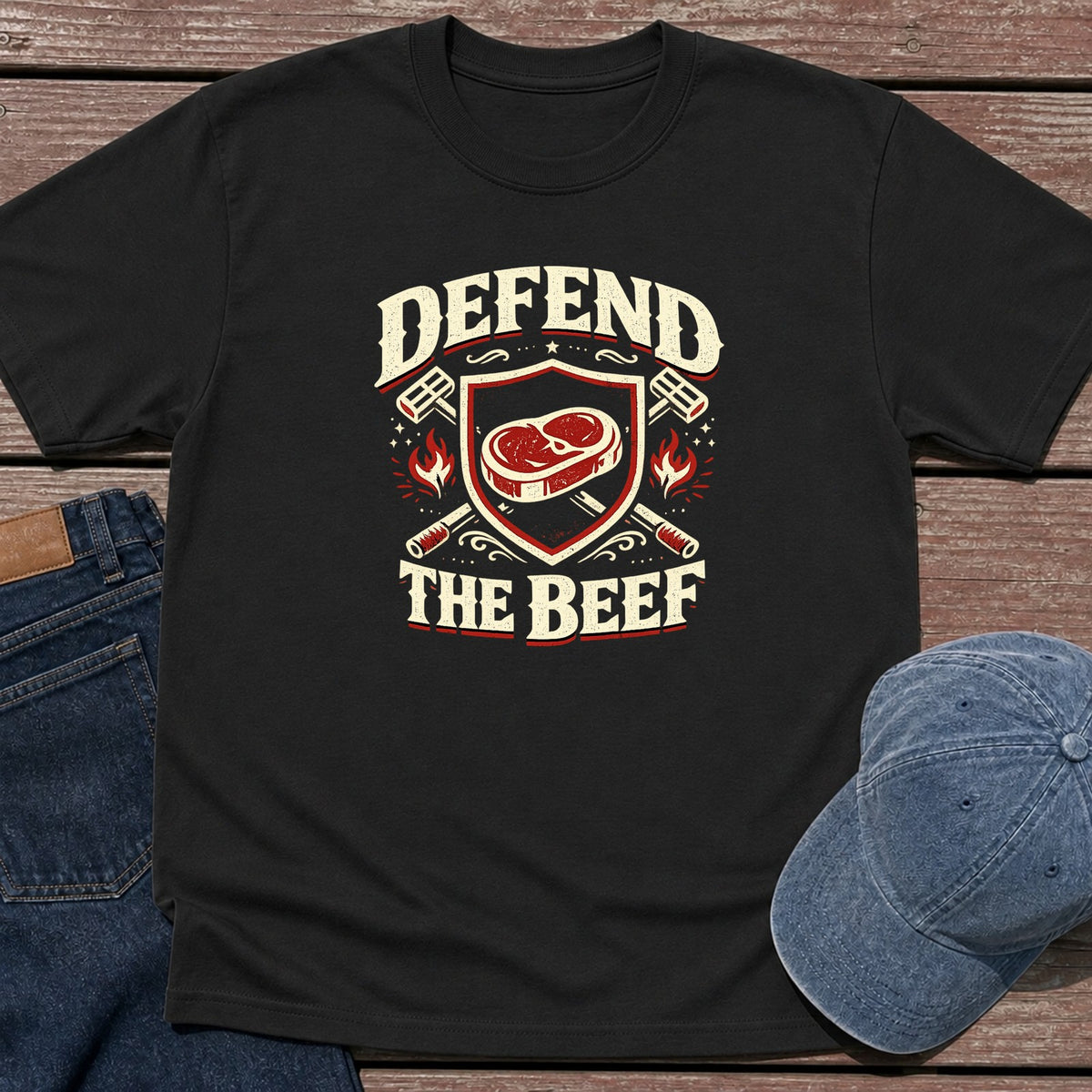 Defend the Beef T-Shirt - Black