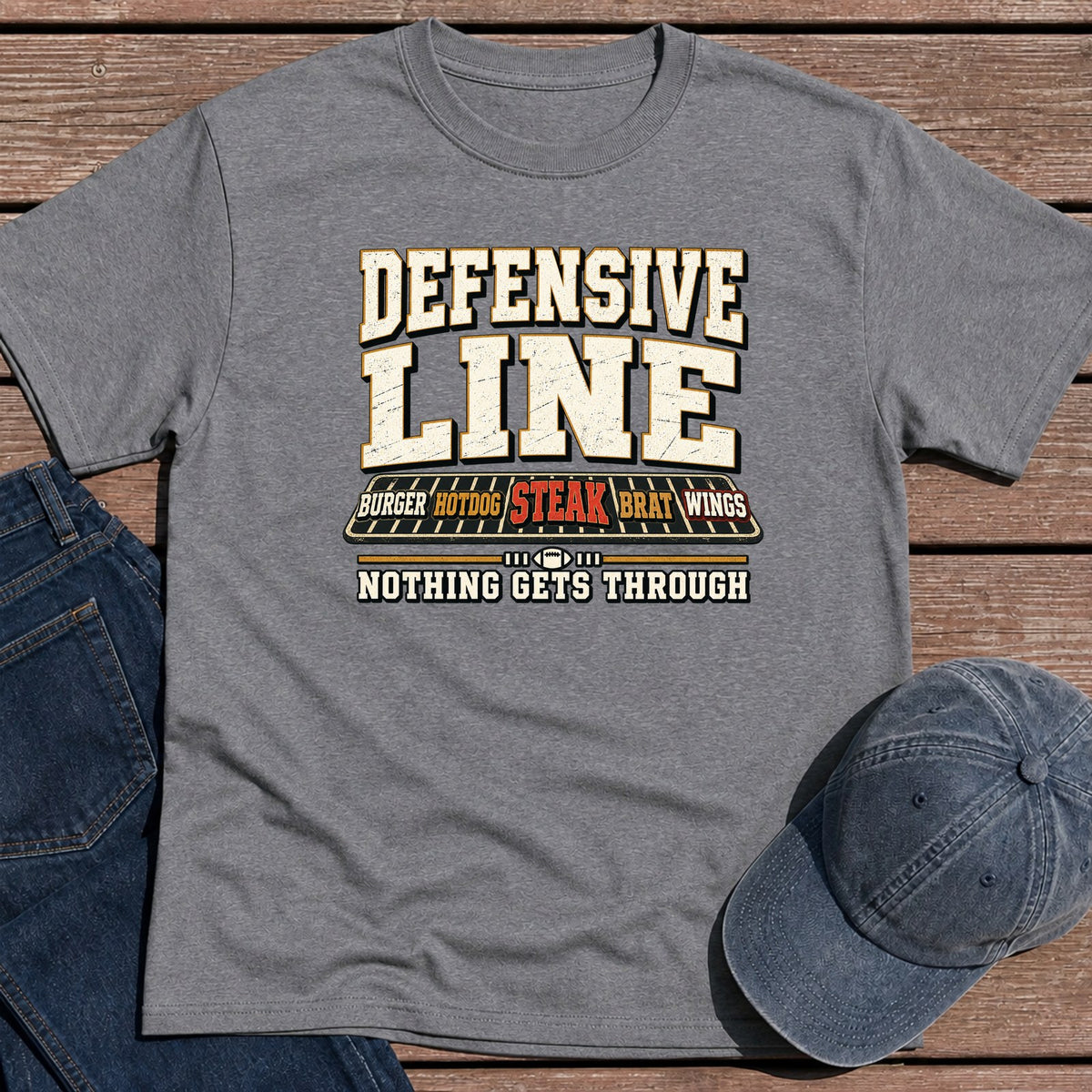 Defensive Line T-Shirt - Tweed