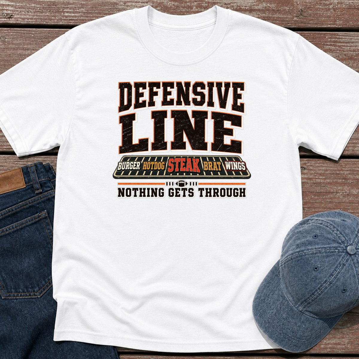 Defensive Line T-Shirt - White