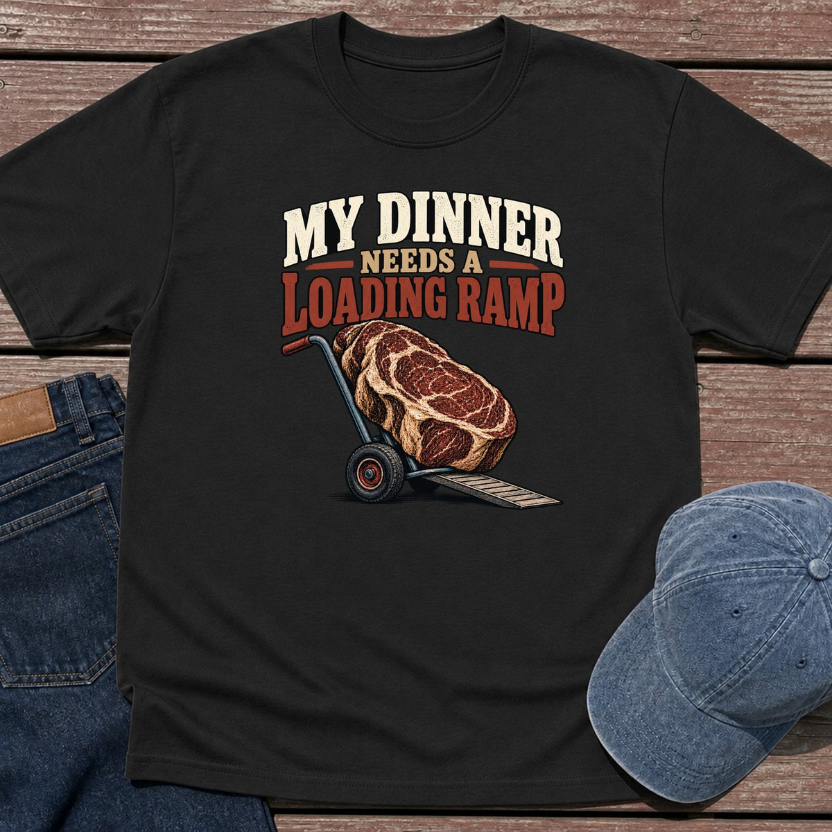 Dinner Ramp T-Shirt - Black