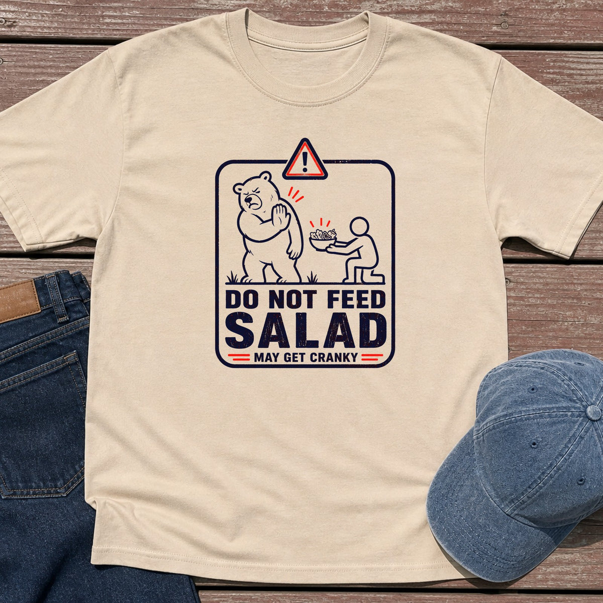 Do Not Feed T-Shirt - Sand