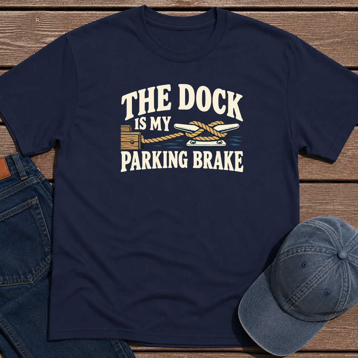 Dock Brake T-Shirt - Navy
